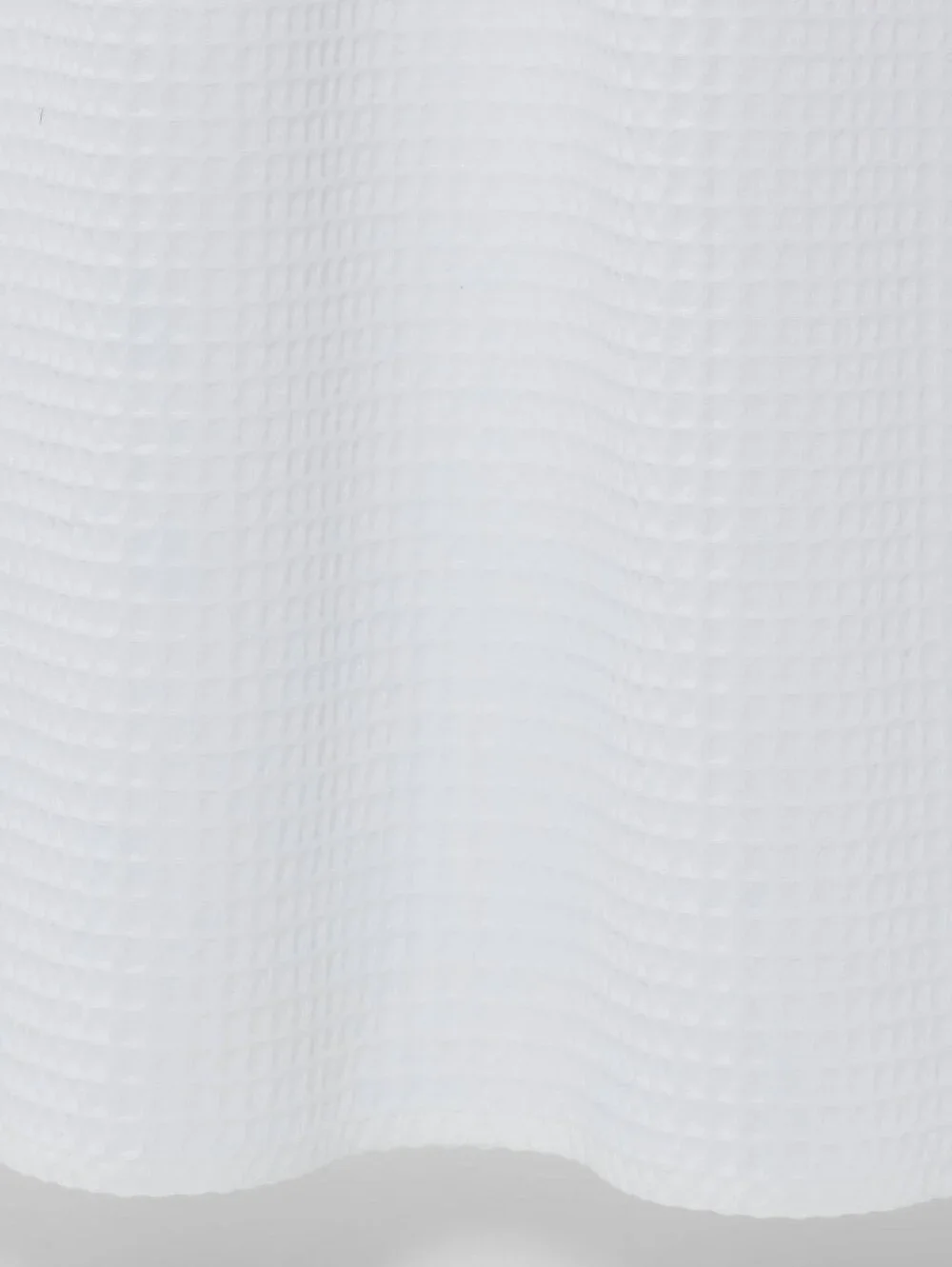 Threshold White Waffle-Texture Shower Curtain 72 In X 72 In Nwt